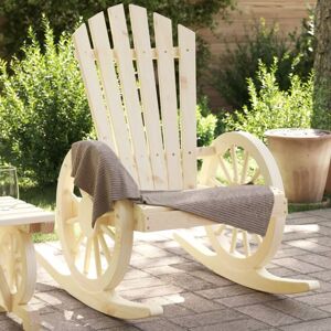 Bonnevie - Rocking Adirondack Chairs 2 pcs Solid Wood Fir VSVS1525000