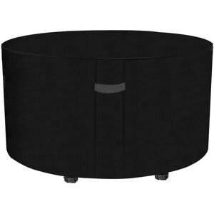 IKODM Round Garden Table Cover Waterproof Anti-UV Oxford Heavy Duty Outdoor Table Protection 130x71cm