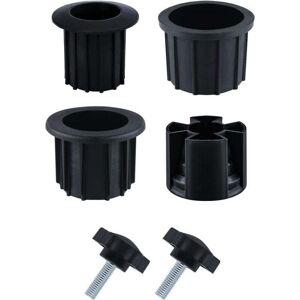 Ymyny - Set of 6 Umbrella Stands, Umbrella Base Accessories with Black Fixing Wire for Garden Table Balcony Yard (Black) mumu
