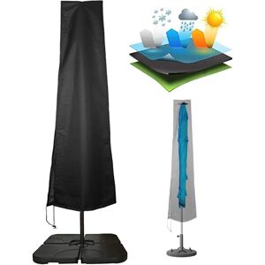 SOLLBRY 210D Oxford Waterproof Cantilever Garden Parasol Cover, Garden Parasol Cover, UV/Dust/Rain/Wind Resistant Cantilever Parasol Protective Cover