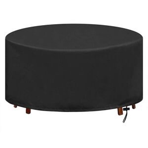 Sollbry - Garden Furniture Cover, Waterproof Heavy Duty Round Garden Table Cover for Outdoor Patio Furniture Anti-UV Shelter and Dustproof Dining