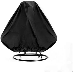 Sollbry - Hanging Egg Cover, 420D Oxford Outdoor Hanging Egg Cover 2 Seater, Waterproof, Anti-UV, Windproof, Protection for Hanging Chair Cover, 230