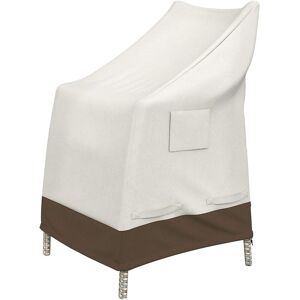 Sollbry - Protective cover for stackable garden chairs, Beige/Light brown, 35x28x35 inches