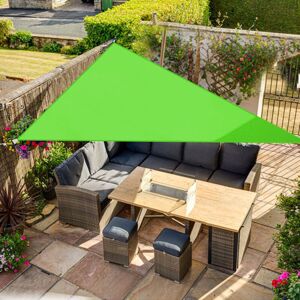 Green Bay - Sun Shade Sail Garden Patio Sunscreen Awning Canopy 98% uv Block Light Green Triangle 2x2x2m