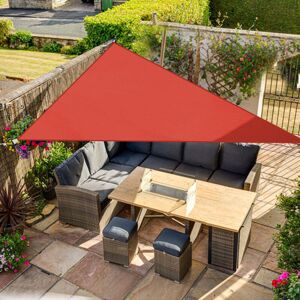 Green Bay - Terracotta Sun Shade Sail Garden Patio Sunscreen Awning Canopy 98% uv Block Outdoor Triangle 2x2x2m