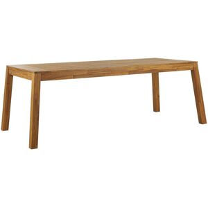 Beliani - Rustic Garden Dining Table Indoor Outdoor 210 x 90 cm Laminated Acacia Wood Livorno