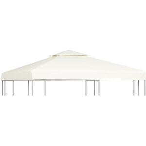 Vidaxl - Gazebo Cover Canopy Replacement 310 g / m² Cream White 3 x 3 m