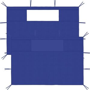 Gazebo Sidewalls with Windows 2 pcs Blue Vidaxl