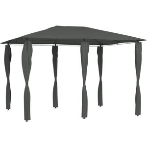 Vidaxl - Gazebo with Post Covers 3x4x2.6 m Anthracite 160 g/m²