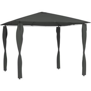 Vidaxl - Gazebo with Post Covers 3x3x2.6 m Anthracite 160 g/m²