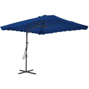 Garden Parasol with Steel Pole Blue 250x250x230 cm Vidaxl