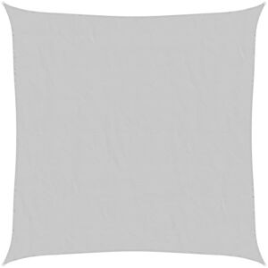 Vidaxl - Sun Shade Sail Light Grey 4x4 m 100% Polyester Oxford