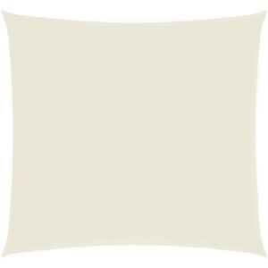 Sunshade Sail Oxford Fabric Square 7x7 m Cream vidaXL