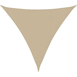 Sunshade Sail Oxford Fabric Triangular 6x6x6 m Beige Vidaxl