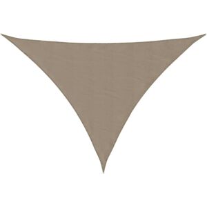Sunshade Sail Oxford Fabric Triangular 4x4x5.8 m Taupe Vidaxl