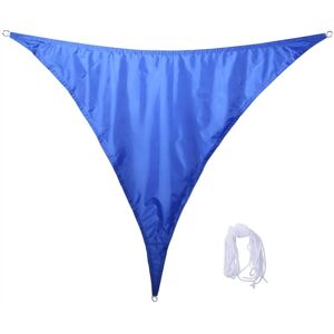 Tlily - Waterproof Shade Sail for Courtyard Garden, Right Angle Triangle Awning, Anti-UV Swimming Pool Canopy,Dark Blue,A
