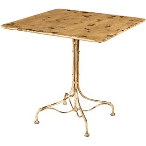 Biscottini - wrought iron table with antique white finish
