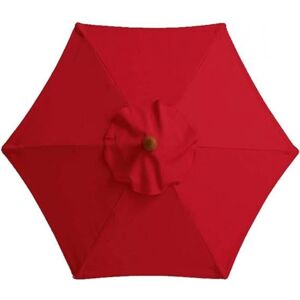 Replacement Cover for Market Table Umbrella, Table and Parasol - 6 Ribs - 3 m - Waterproof - Anti-Ultraviolet - Black - Ymyny