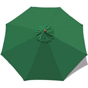 Replacement Cover for Market Table Umbrella, Table and Parasol - 6 Ribs - 3 m - Waterproof - Anti-Ultraviolet - Black - Ymyny