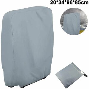 Dewdat - Zero Gravity Outdoor Folding Chair Cover, Dustproof and Dust Proof, All Weather Resistant Patio Furniture Covers, 20/34×W96×H85cm, Gray