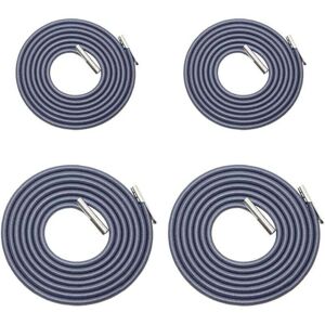 ZVD - Lot de 4 cordes de rechange universelles pour chaise longue de jardin, chaise longue, chaise élastique et chaise anti-gravité gris