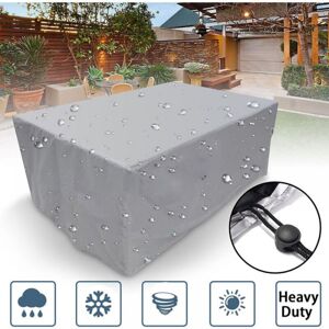 CYSLMUK 1pc 190x125x80cm Rectangular Garden Furniture Cover, Polyester, Waterproof, Dustproof, Anti-UV, for Garden Chair or Table CYSLMUK 1pc 190x125x80cm Rectangular Garden Furniture Cover, Polyester, Waterproof, Dustproof, Anti-UV, for Garden Chair or Table