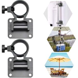 YMYNY 2 Pack Balcony Umbrella Stand, Aluminum Alloy Fishing Box Umbrella Holder, Balcony Parasol Attachment, Foldable Fishing Umbrella Holder for Fishing YMYNY 2 Pack Balcony Umbrella Stand, Aluminum Alloy Fishing Box Umbrella Holder, Balcony Parasol Attachment, Foldable Fishing Umbrella Holder for Fishing