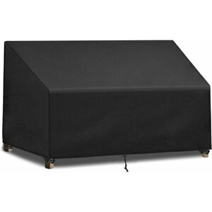 Fuhuida Trading - 2 Seater Garden Bench Cover,420D Breathable Oxford Fabric,Waterproof and uv Resistant Outdoor Bench Seat Cover (134 x 66 x 63/89cm) Fuhuida Trading - 2 Seater Garden Bench Cover,420D Breathable Oxford Fabric,Waterproof and uv Resistant Outdoor Bench Seat Cover (134 x 66 x 63/89cm)