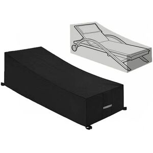 CYSLMUK 210x75x40/80cm Promotional Protective Cover, Waterproof, Windproof, Anti-UV, 210D Oxford Fabric Protective Cover for Sun Lounger, Deckchair – Black CYSLMUK 210x75x40/80cm Promotional Protective Cover, Waterproof, Windproof, Anti-UV, 210D Oxford Fabric Protective Cover for Sun Lounger, Deckchair – Black