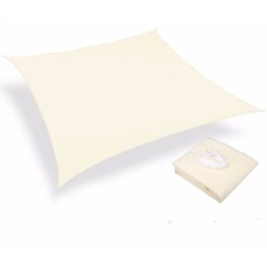TONCHEAN 2x3m Waterproof Rectangle Shade Sail, Waterproof Shade Cloth for Garden and Terrace, UV Protection, Milky White TONCHEAN 2x3m Waterproof Rectangle Shade Sail, Waterproof Shade Cloth for Garden and Terrace, UV Protection, Milky White