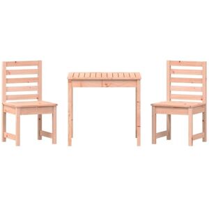 3 Piece Garden Bistro Set Solid Wood Douglas Vidaxl 3 Piece Garden Bistro Set Solid Wood Douglas Vidaxl