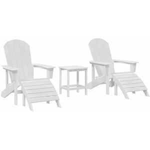 Garden Lounge Furniture 3 pcs White 38 x 38 x 46cm Plastic Vidaxl Garden Lounge Furniture 3 pcs White 38 x 38 x 46cm Plastic Vidaxl
