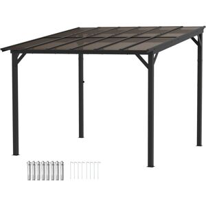 Outsunny 3 x 3(m) Pergola Kit Gazebo with UPF 50+ and Waterproof Polycarbonate Roof Outsunny 3 x 3(m) Pergola Kit Gazebo with UPF 50+ and Waterproof Polycarbonate Roof