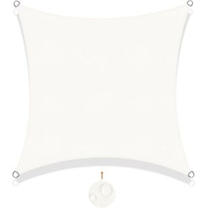 AIPERQ 3x3m Rectangular Shade Sail Waterproof UV Protection Shade Sail for Patio Garden Patio Balcony Outdoor Cream AIPERQ 3x3m Rectangular Shade Sail Waterproof UV Protection Shade Sail for Patio Garden Patio Balcony Outdoor Cream