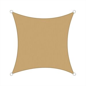 Aquariss - 3x3m Sun Sail Shade Square Awning Canopy Garden Sun Cover Patio Sunscreen - Sand Aquariss - 3x3m Sun Sail Shade Square Awning Canopy Garden Sun Cover Patio Sunscreen - Sand