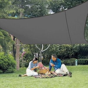 Aiperq - 3x4m Rectangular Shade Sail Awning Waterproof pes 95% uv Protection Garden Patio Outdoor Anthracite Aiperq - 3x4m Rectangular Shade Sail Awning Waterproof pes 95% uv Protection Garden Patio Outdoor Anthracite