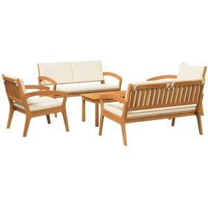 Bistro Set 5 pcs Brown 75 x 45 x 38cm Solid Acacia wood Vidaxl Bistro Set 5 pcs Brown 75 x 45 x 38cm Solid Acacia wood Vidaxl