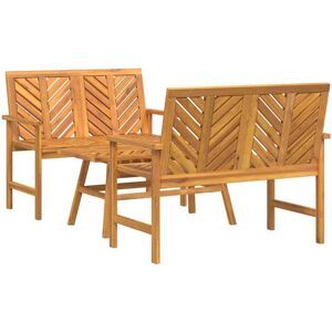 Garden Lounge Set 2 pcs Brown Solid Acacia wood Vidaxl Garden Lounge Set 2 pcs Brown Solid Acacia wood Vidaxl