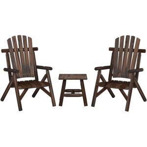Jinlefu - 3 Piece Garden Lounge Set Solid Wood Spruce vidaXL Jinlefu - 3 Piece Garden Lounge Set Solid Wood Spruce vidaXL