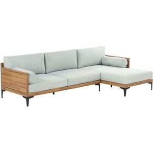 Beliani Garden Corner Sofa FSC Acacia - Modern Outdoor Lounge Beliani Garden Corner Sofa FSC Acacia - Modern Outdoor Lounge