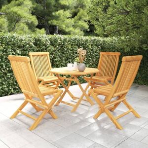 5 Piece Garden Dining Set Solid Teak Wood Vidaxl 5 Piece Garden Dining Set Solid Teak Wood Vidaxl