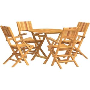 5 Piece Garden Dining Set Solid Wood Teak Vidaxl 5 Piece Garden Dining Set Solid Wood Teak Vidaxl