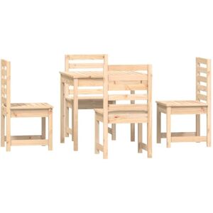 5 Piece Garden Dining Set Solid Wood Pine Vidaxl 5 Piece Garden Dining Set Solid Wood Pine Vidaxl