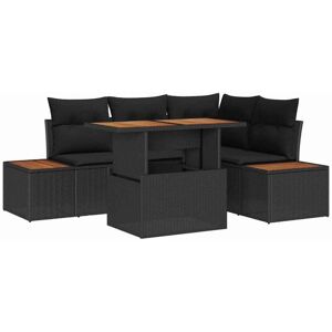 Vidaxl - Garden Dining Set Manual 5 pcs Black, Brown 100 x 55 x 73 cm Vidaxl - Garden Dining Set Manual 5 pcs Black, Brown 100 x 55 x 73 cm