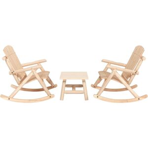 3 Piece Garden Lounge Set Solid Wood Spruce Vidaxl 3 Piece Garden Lounge Set Solid Wood Spruce Vidaxl