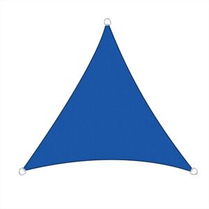 Aquariss - 5x5x5m Sun Sail Shade Triangle Awning Canopy Garden Sun Patio Sunscreen - Blue Aquariss - 5x5x5m Sun Sail Shade Triangle Awning Canopy Garden Sun Patio Sunscreen - Blue