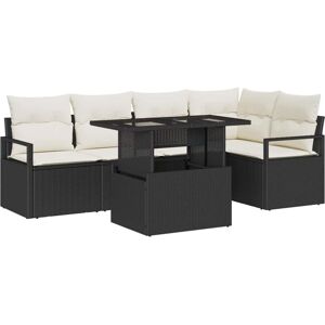 Vidaxl - Garden Sofa Set Manual 6 pcs Black and cream 100 x 55 x 73 cm Vidaxl - Garden Sofa Set Manual 6 pcs Black and cream 100 x 55 x 73 cm