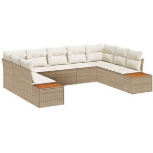 Vidaxl - Garden Sofa Set 5 pcs Beige and cream 289 x 209 x 85 cm Vidaxl - Garden Sofa Set 5 pcs Beige and cream 289 x 209 x 85 cm