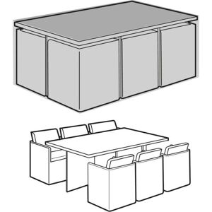GARLAND 6 Seater Rectangular Cube Set Cover - Super Tough Polyethylene - W3642 GARLAND 6 Seater Rectangular Cube Set Cover - Super Tough Polyethylene - W3642