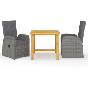 vidaXL Garden Dining Set Table and Chairs with Cushions - Garden Dining Set vidaXL Garden Dining Set Table and Chairs with Cushions - Garden Dining Set